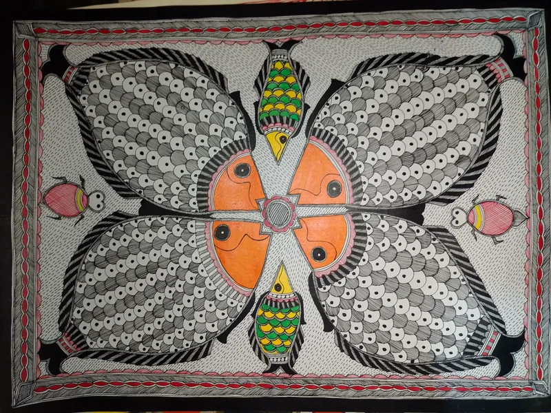 Beutiful mithila penting