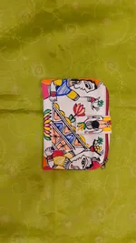 Pure canvas cotton small Double cabe bag Mithila Panting Art thumbnail