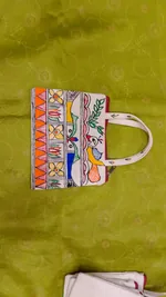 Pure small canvas, cotton ladies bag thumb 2